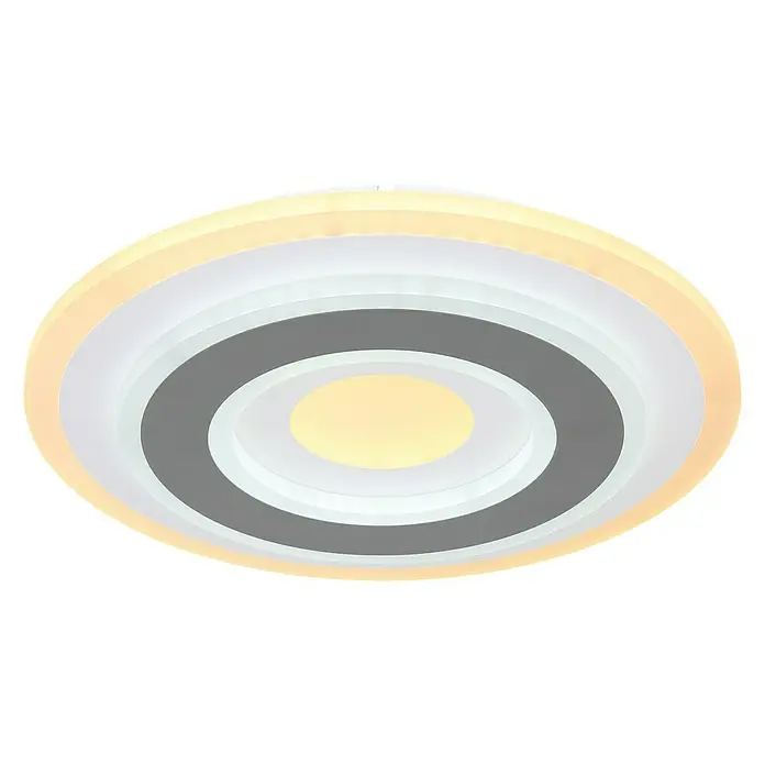 Globo LED-Deckenleuchte rund Sabatino - 21 W, Ø x H: 30 x 5,5 cm, Opal - Vorderansicht