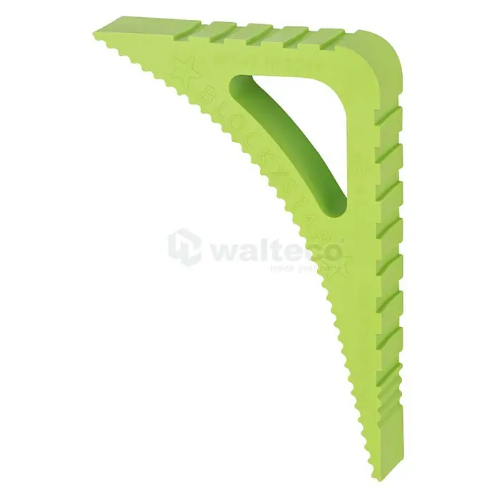 Tür- & Fensterstopper Blockystar - L x H: 78 x 20 mm, Grün - Linke Seitenansicht