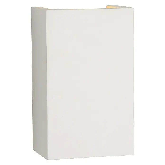 Lucide Gipsy Wandleuchte - 40 W, L x B x H: 11 x 7 x 18 cm, Weiß, G9 - Rechte Seitenansicht
