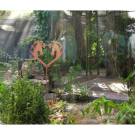 Ferrum Art Design  Gartendeko Rost Gartenstab