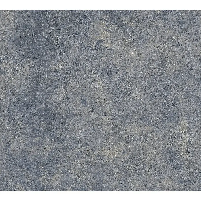 AS Creation Neue Bude 2.0 ED II Vliestapete Roststruktur - Grau/Blau, Uni, 10,05 x 0,53 m - Detailaufnahme