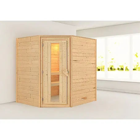 Karibu  Massivholzsauna Mia