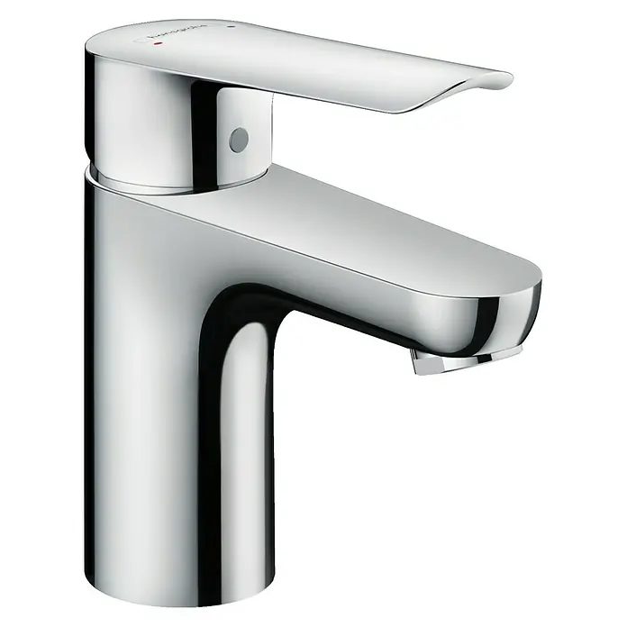 Hansgrohe Logis E Waschtischarmatur 70 - Höhe: 14,5 cm, Chrom - Linke Seitenansicht