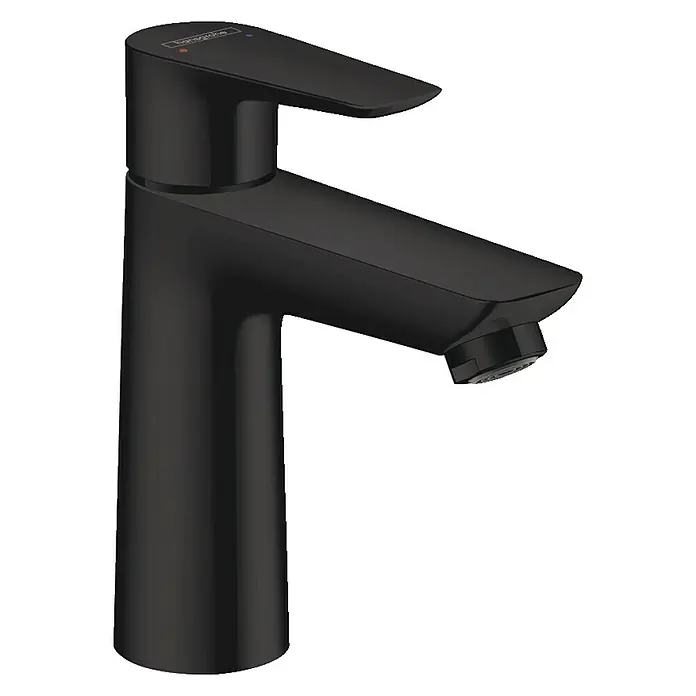 Hansgrohe Talis E Waschtischarmatur 110 - Schwarz - Vorderansicht