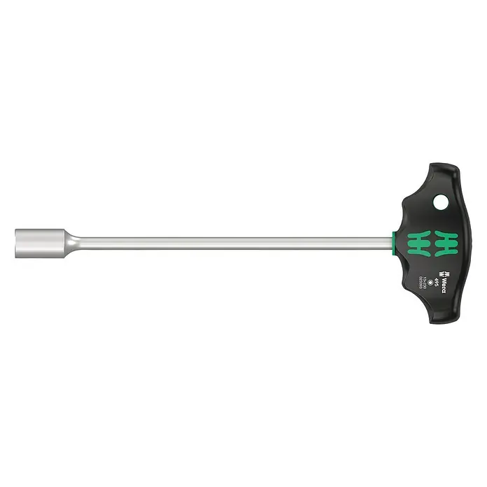 Wera Stiftschlüssel mit Quergriff 495 - Abtriebsgröße: 13 mm, Klingenlänge: 230 mm - Linke Seitenansicht