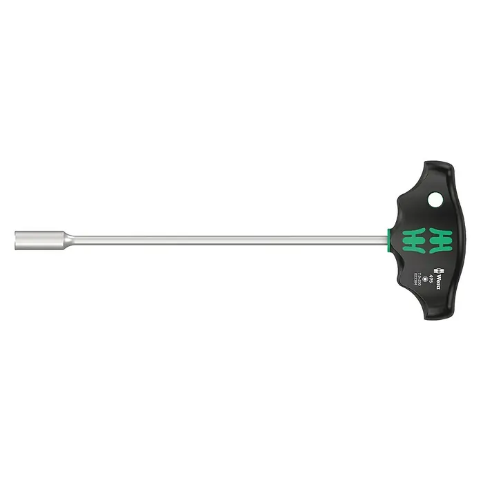 Wera Stiftschlüssel mit Quergriff 495 - Abtriebsgröße: 7 mm, Klingenlänge: 230 mm - Vorderansicht