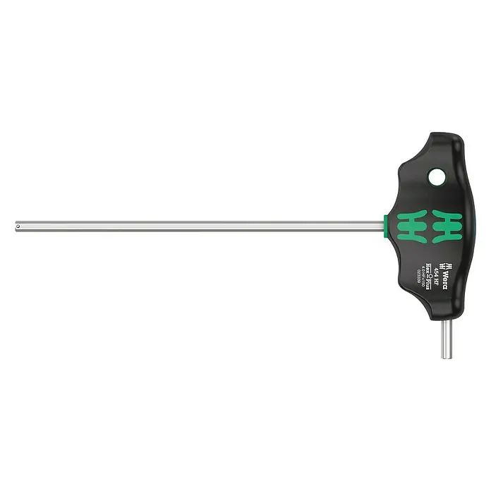 Wera Stiftschlüssel mit Quergriff Hex-Plus 454 - Abtriebsgröße: 4 mm, Klingenlänge: 150 mm, Innensechskant - Vorderansicht