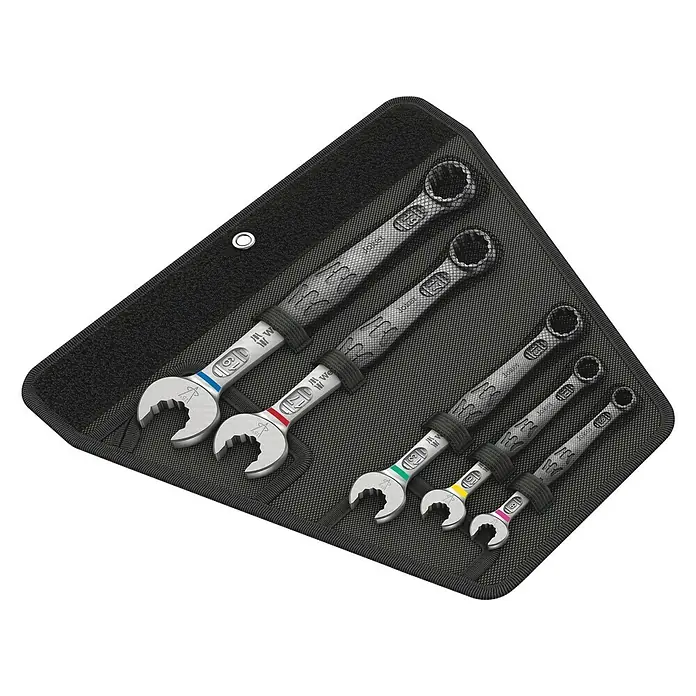 Wera Joker Ringmaulschlüssel-Satz 6003 - Schlüsselweite: 8 - 19 mm, 5 -tlg. - Ansicht von oben