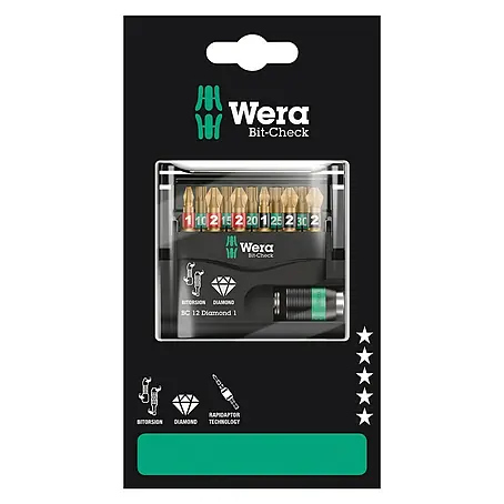 Wera  Bit-Set Bit-Check 12 Diamond 1 SB