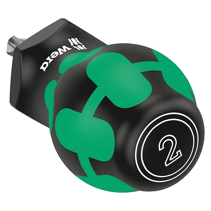Wera Kraftform Plus Stubby schroevendraaier 355 - PZ 1, Klinglengte: 25 mm - Zijaanzicht links