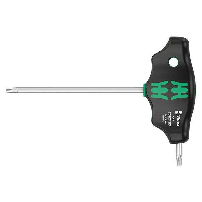 Wera Stiftschlüssel mit Quergriff TX 467 - Abtriebsgröße: 20 mm, Klingenlänge: 100 mm - Linke Seitenansicht