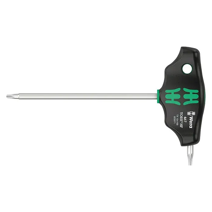 Wera Stiftschlüssel mit Quergriff TX 467 - Abtriebsgröße: 10 mm, Klingenlänge: 100 mm - Linke Seitenansicht