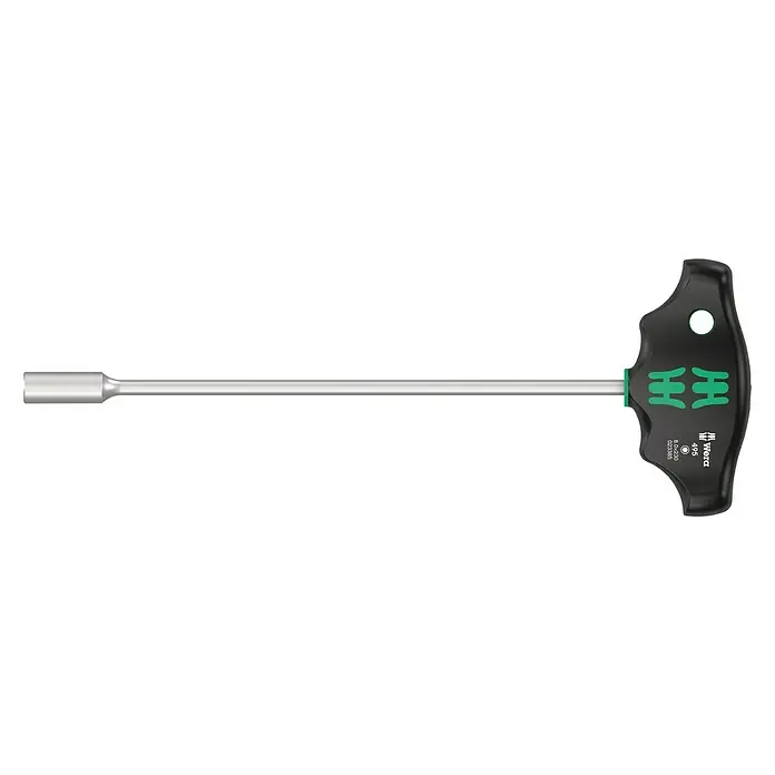 Wera Stiftschlüssel mit Quergriff 495 - Abtriebsgröße: 8 mm, Klingenlänge: 230 mm - Linke Seitenansicht