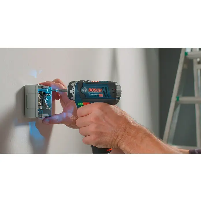 Bosch Professional Taladro atornillador de batería GSR 12V-15 FC - 12 V, Sin batería, Número de revoluciones de marcha en vacío: 400 r.p.m. - 1.300 r.p.m. - Foto ambiente