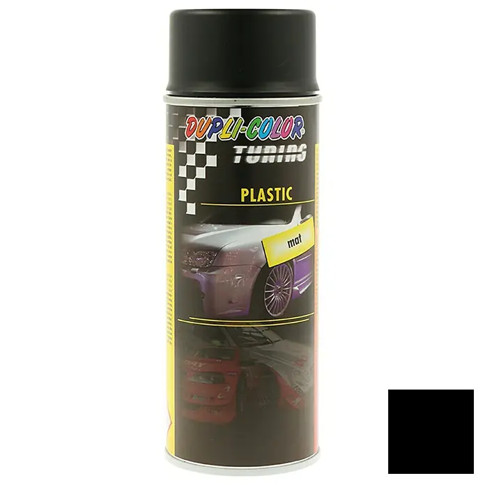 Dupli-Color Tuning Speciale lakspray - Zwart, Mat, 400 ml - Vooraanzicht