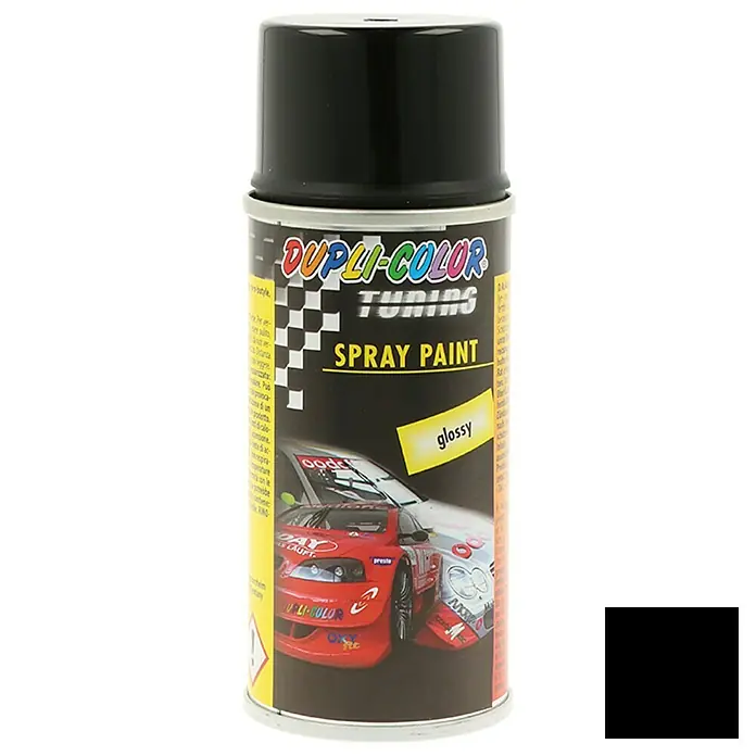 Dupli-Color Tuning Lakspray - Zwart, Glanzend, 150 ml - Vooraanzicht