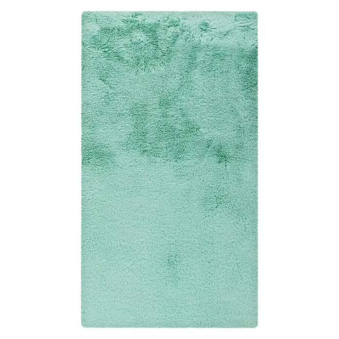 Badteppich Happy - 50 x 90 cm, Mint, 100% Polyester - Draufsicht