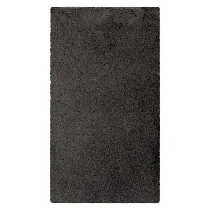 Kupaonski tepih Happy - 50 x 90 cm, Sive boje - Pogled s gornje strane