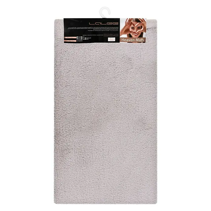 Kupaonski tepih - 50 x 90 cm, Srebrne boje - Pogled s gornje strane