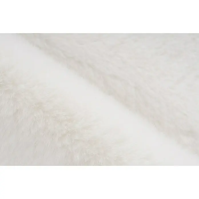 Badteppich Happy - 67 x 110 cm, Weiß, 100% Polyester - Detailaufnahme