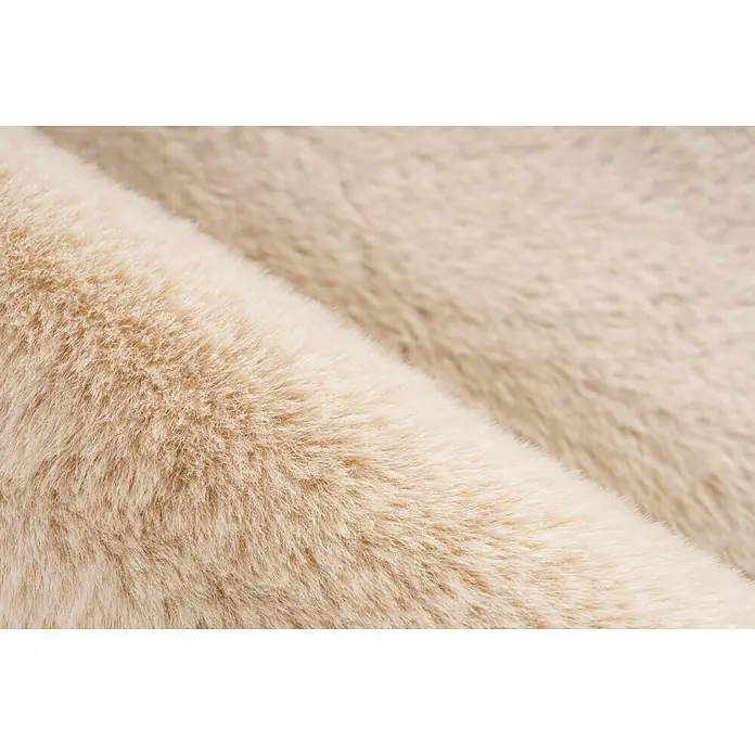 Badteppich Happy - 67 x 110 cm, Beige, 100% Polyester - Detailaufnahme