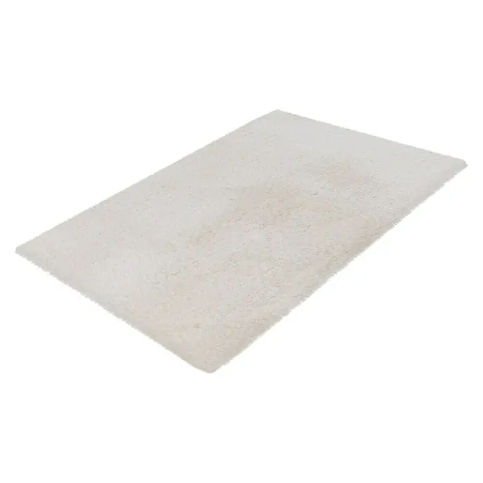 Badteppich Happy - 40 x 60 cm, Weiß, 100% Polyester - Rechte Seitenansicht
