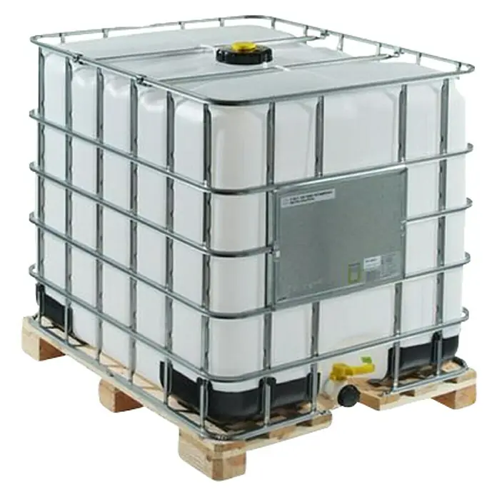 Wasserkanister IBC - Auslaufhahn, 1.000 l - Linke Seitenansicht