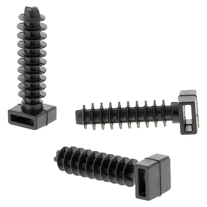 Taco 100 pcs - 10 uds., Negro - Vista frontal