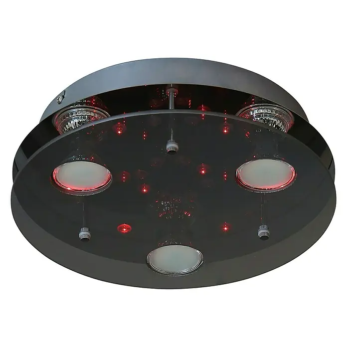 Tween Light Plafón LED redondo Susa - Negro - Vista angular