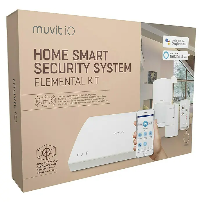 Muvit iO Pack de seguridad Elemental Kit - Blanco - Vista angular