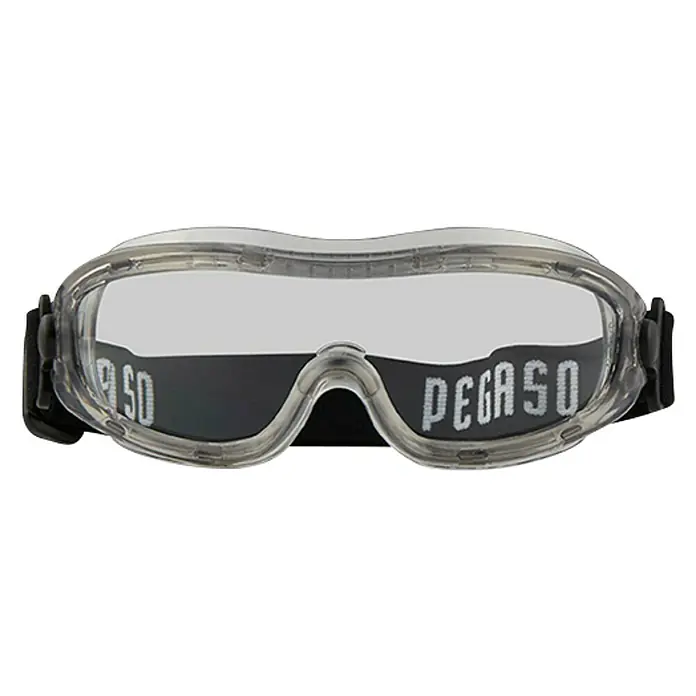 Gafas de seguridad LITE 20 - Transparente, Cinta de sujeción ancha - Vista frontal