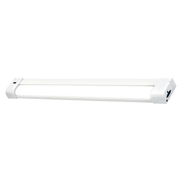 Luceco Lámpara LED bajo mueble Enlazada - 8 W, Largo: 45 cm, Blanco - Vista angular