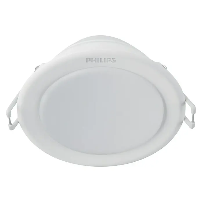 Philips Downlight LED empotrable redondo Meson - 3 ud., 16,5 W, Ø x Al: 9,5 x 4,55 cm, Blanco neutro - Vista angular