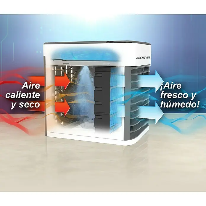 Climatizador evaporativo Arctic Air Ultra - Blanco, 24,8 cm, Tanque de agua - Foto ambiente