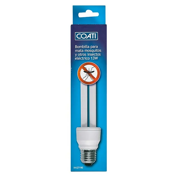 Coati Bombilla LED matamosquitos - 13 W - Vista frontal