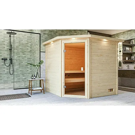 Karibu  Massivholzsauna Tilda