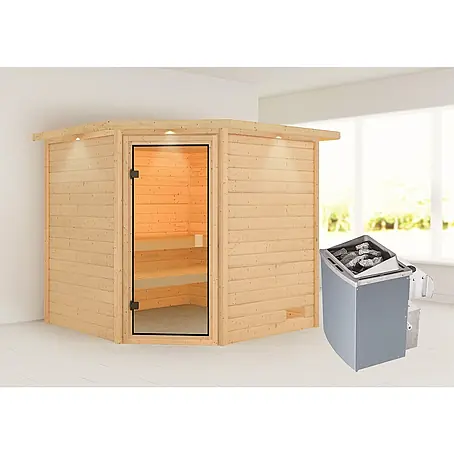 Karibu  Massivholzsauna Tilda