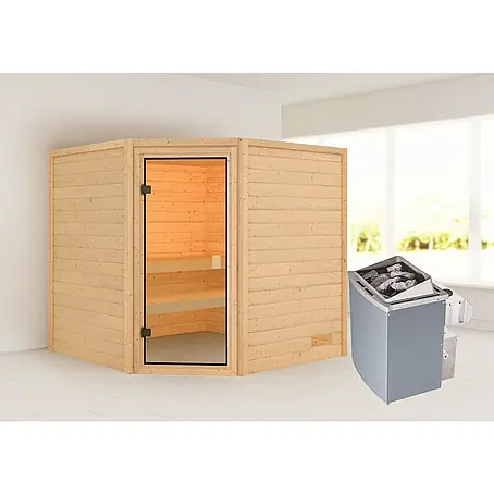 Karibu  Massivholzsauna Tilda