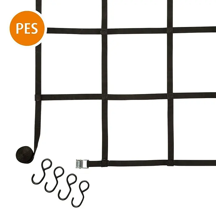 Conacord Ladungssicherungsnetz - 150 x 150 cm, Belastbarkeit: 150 kg, Polyester - Vorderansicht