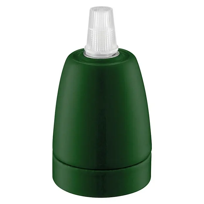 Home Sweet Home Lampfitting Posh - E27, Groen, Keramiek, Ø x h: 4,8 x 5,8 cm - Vooraanzicht