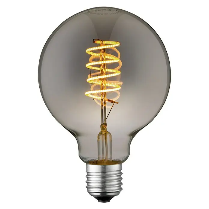 Home Sweet Home Ledlamp Rook - E27, 4 W, G95, 20 lm, Rook - Vooraanzicht