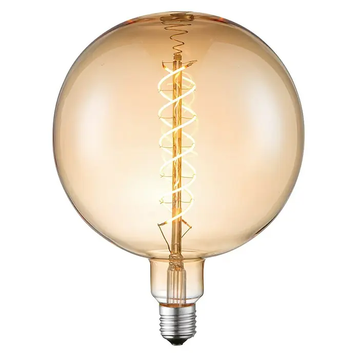 Home Sweet Home Ledlamp - E27, 6 W, G180, 220 lm, Barnsteen - Vooraanzicht