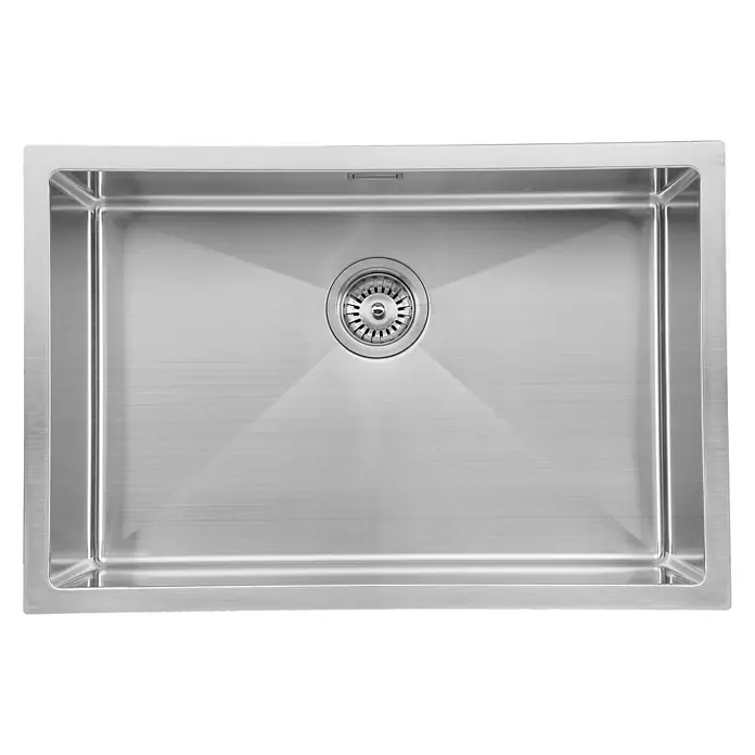 Fregadero encastrable Urano - 45,7 x 68,6 cm, Acero inoxidable - Vista superior