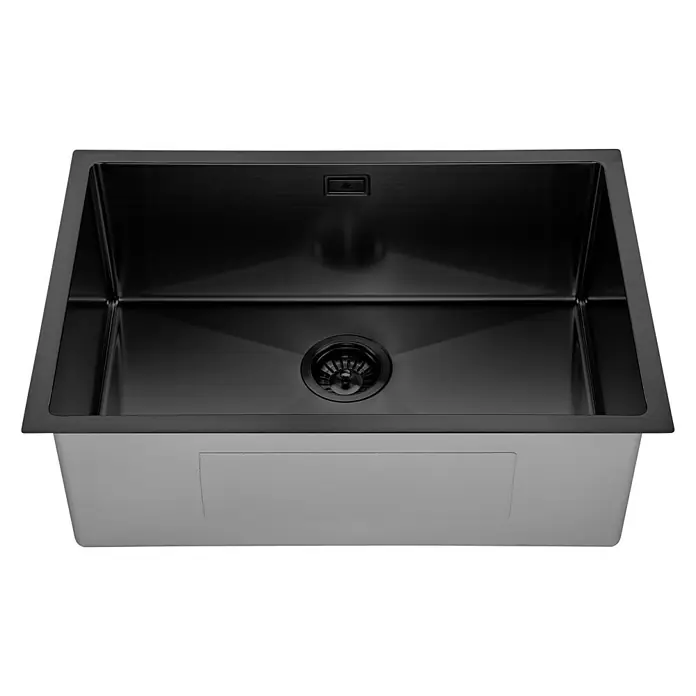 Fregadero encastrable Urano - 45,7 x 68,6 cm, Antracita - Vista superior