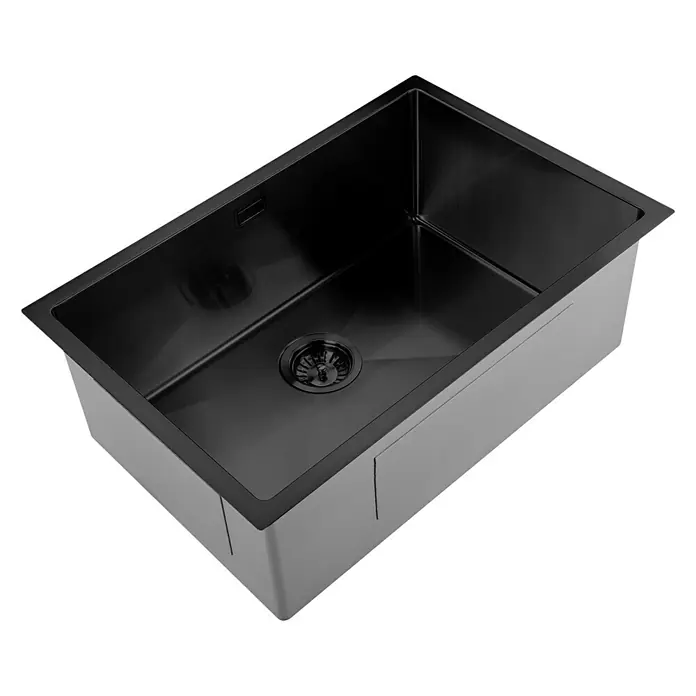 Fregadero encastrable Urano - 45,7 x 68,6 cm, Antracita - Vista superior
