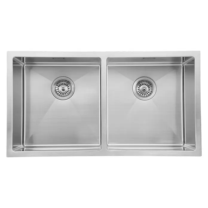 Fregadero encastrable Neptuno - 45,7 x 83,8 cm, Acero inoxidable - Vista superior