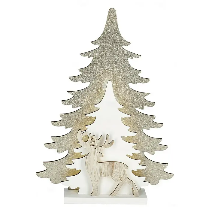 Luz de Navidad LED - Oro, 25,5 x 5 x 35 cm - Vista frontal