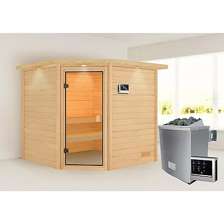 Karibu  Massivholzsauna Tilda