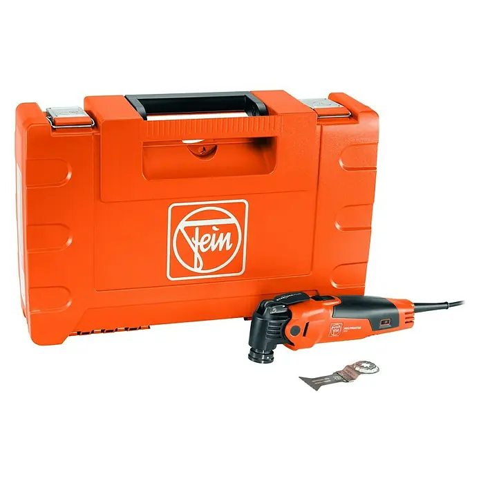 Fein MultiMaster Multifunktionswerkzeug MultiMaster MM 500 Plus - 350 W, ± 1,7°, STARLOCK-Plus-System, 3 -tlg. - Vorderansicht