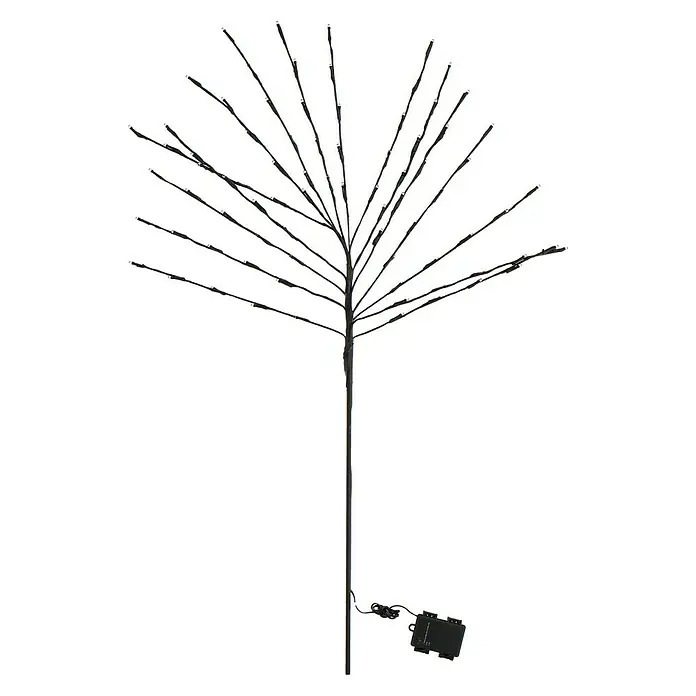 LED-Deko-Baum - Außen, 80-flammig, Kabellänge: 7,5 m, Lichtfarbe: Warmweiß - Vorderansicht